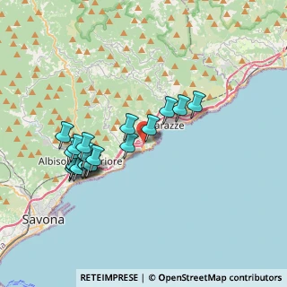 Mappa Via Natta, 17015 Celle Ligure SV, Italia (3.6585)