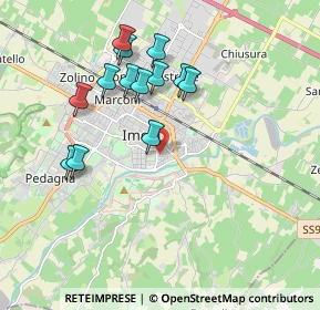 Mappa Via Vittorio Alfieri, 40026 Imola BO, Italia (1.82077)