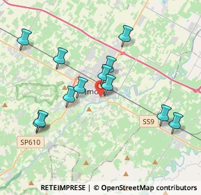 Mappa Via Vittorio Alfieri, 40026 Imola BO, Italia (3.83167)