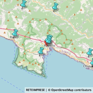 Mappa Via Privata Sbarbaro, 16035 Rapallo GE, Italia (6.46571)