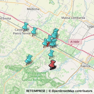 Mappa Via Luigi Pirandello, 40026 Imola BO, Italia (6.26368)