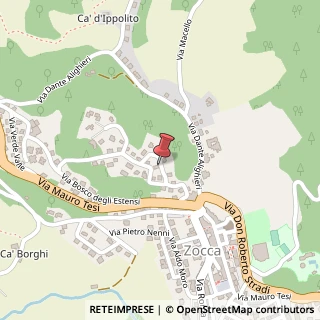 Mappa Via Carlo Santagata, 83, 41059 Zocca, Modena (Emilia Romagna)