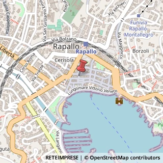 Mappa Via Giuseppe Mazzini, 19, 16035 Rapallo, Genova (Liguria)
