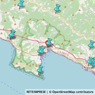 Mappa Via Marsala, 16035 Rapallo GE, Italia (6.06917)