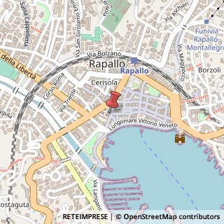 Mappa Via Fratelli Cairoli, 4, 16035 Rapallo, Genova (Liguria)