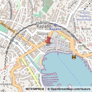 Mappa Piazza Cavour, 18, 16035 Rapallo, Genova (Liguria)