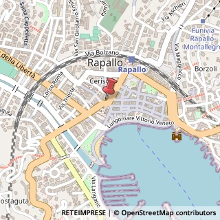 Mappa Piazza Cavour, 23, 16035 Rapallo, Genova (Liguria)