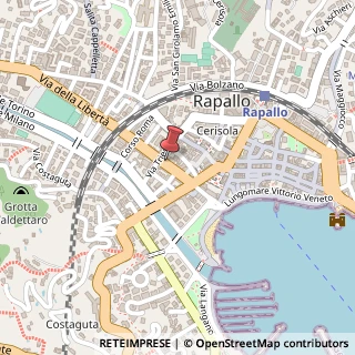 Mappa Via Giuseppe Mazzini, 71, 16035 Rapallo, Genova (Liguria)