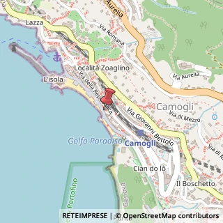 Mappa Via Giuseppe Garibaldi, 103, 16032 Camogli, Genova (Liguria)
