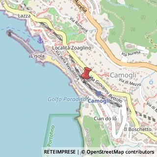 Mappa Via XX Settembre, 23, 16032 Camogli, Genova (Liguria)