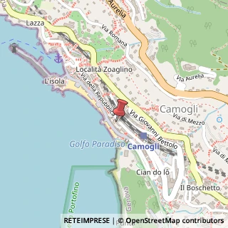Mappa Via XX Settembre, 33, 16032 Camogli, Genova (Liguria)