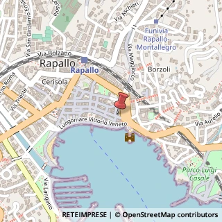 Mappa Piazza Giuseppe Garibaldi,  35, 16035 Rapallo, Genova (Liguria)