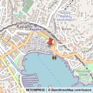 Mappa Piazza Giuseppe Garibaldi, 33, 16035 Rapallo, Genova (Liguria)