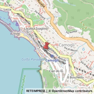 Mappa Via XX Settembre, 58, 16032 Camogli, Genova (Liguria)