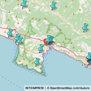 Mappa Via Privata Valdettaro, 16035 Rapallo GE, Italia (5.8525)