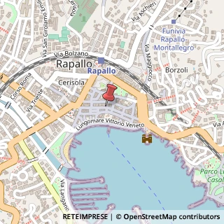 Mappa Via mazzini giuseppe 66, 16035 Rapallo, Genova (Liguria)