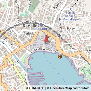 Mappa Via Giuseppe Mazzini, 54, 16035 Rapallo, Genova (Liguria)