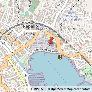 Mappa Via Giuseppe Mazzini, 72, 16035 Rapallo, Genova (Liguria)