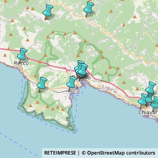 Mappa Via Pellerano Murtula, 16038 Rapallo GE, Italia (4.70308)