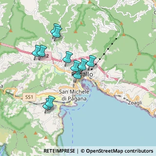 Mappa Via Trieste, 16035 Rapallo GE, Italia (1.61636)