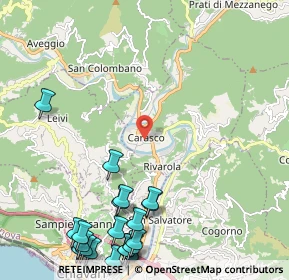 Mappa Via Piani, 16042 Carasco GE, Italia (3.128)