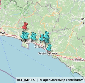 Mappa Via Piani, 16042 Carasco GE, Italia (8.57545)