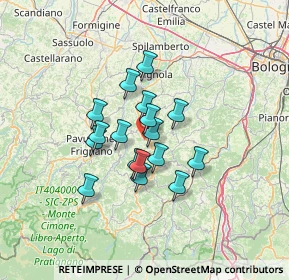 Mappa Via Montalbano, 41059 Zocca MO, Italia (9.66529)