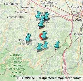 Mappa Via Montalbano, 41059 Zocca MO, Italia (9.9315)