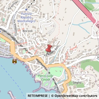 Mappa Via Aurelio Baisi, 6, 16035 Rapallo, Genova (Liguria)