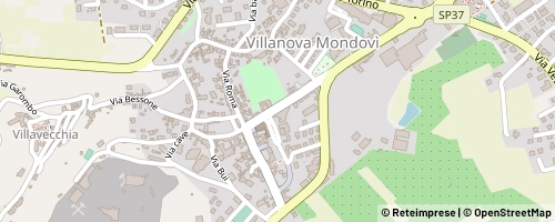 Mappa Villanova Mondovì