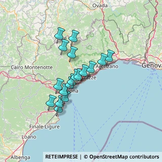 Mappa Via Delfino, 17015 Celle Ligure SV, Italia (10.91111)