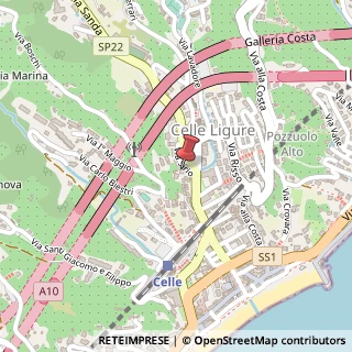 Mappa Via Sirio 7, 17015 Celle Ligure SV, Italia, 17015 Celle Ligure, Savona (Liguria)