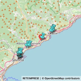 Mappa Via Delfino, 17015 Celle Ligure SV, Italia (4.44538)