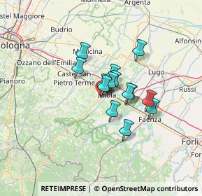 Mappa Via Montanara, 40020 Imola BO, Italia (8.52929)