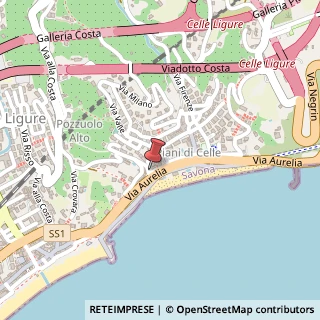 Mappa Via M.te Tabor, 2, 17015 Celle Ligure, Savona (Liguria)