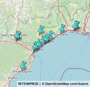 Mappa Via Crovara, 17015 Celle Ligure SV, Italia (12.60308)