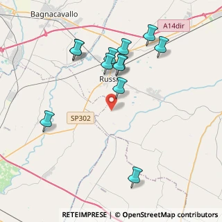 Mappa Via Case Vento, 48026 Russi RA, Italia (4.14333)