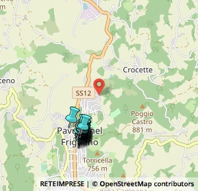 Mappa Via Po, 41026 Pavullo Nel Frignano MO, Italia (1.012)