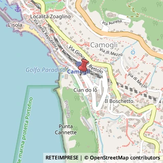 Mappa Via Nicolò Cuneo, 8, 16032 Camogli, Genova (Liguria)