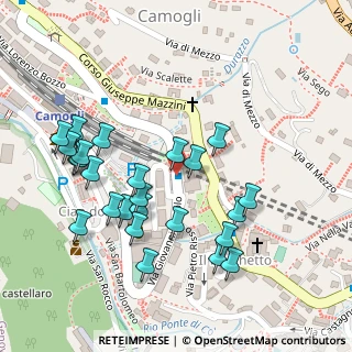 Mappa Via Fratelli Rosselli, 16032 Camogli GE, Italia (0.132)