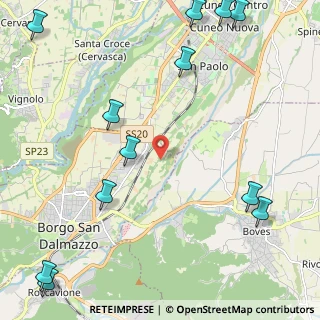 Mappa Parco Fluviale Gesso e Stura, 12011 Borgo San Dalmazzo CN, Italia (3.28333)