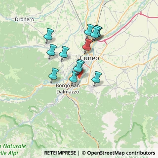 Mappa Parco Fluviale Gesso e Stura, 12011 Borgo San Dalmazzo CN, Italia (6.09385)