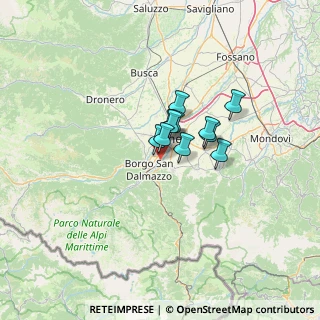 Mappa Parco Fluviale Gesso e Stura, 12011 Borgo San Dalmazzo CN, Italia (7.10727)