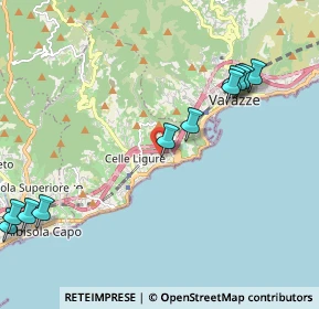 Mappa Via Firenze, 17015 Celle Ligure SV, Italia (2.59455)