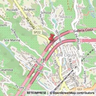 Mappa Via Sanda,  12, 17015 Celle Ligure, Savona (Liguria)