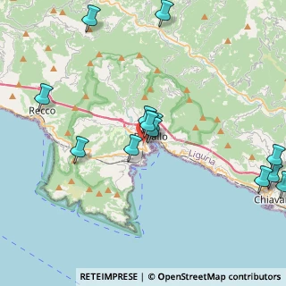 Mappa Via delle Peonie, 16035 Rapallo GE, Italia (4.74923)