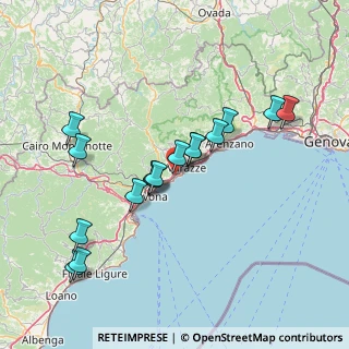 Mappa Via Lanza, 17015 Celle Ligure SV, Italia (14.345)