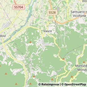Mappa Monastero di Vasco