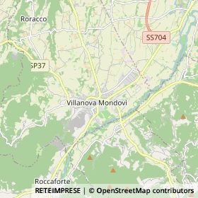 Mappa Villanova Mondovì
