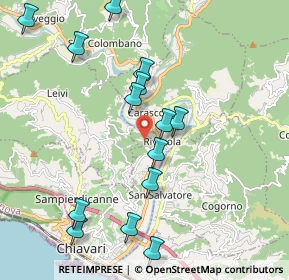 Mappa Località Caselunghe, 16042 Carasco GE, Italia (2.18286)